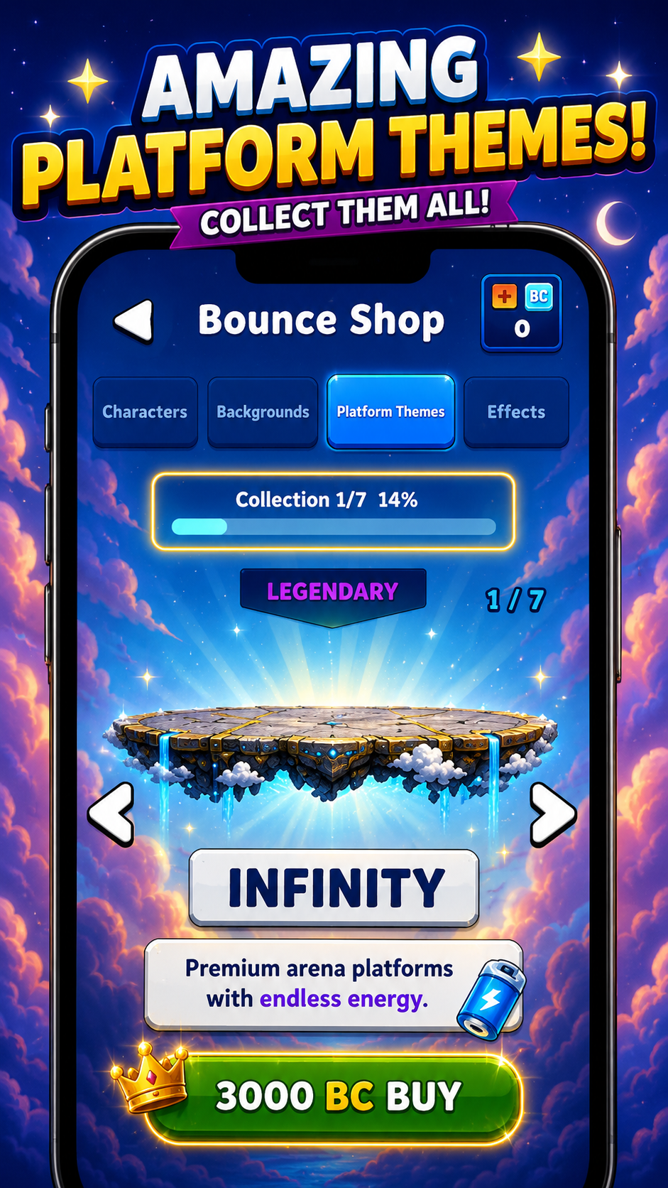 Bounce Cube stats screenshot